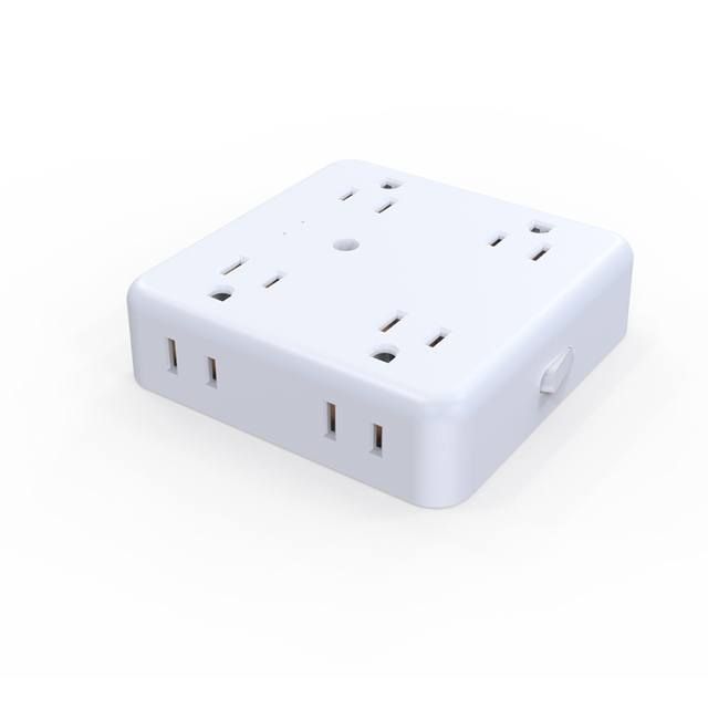 Us Standard Lightning Protection Wall Plug with USB