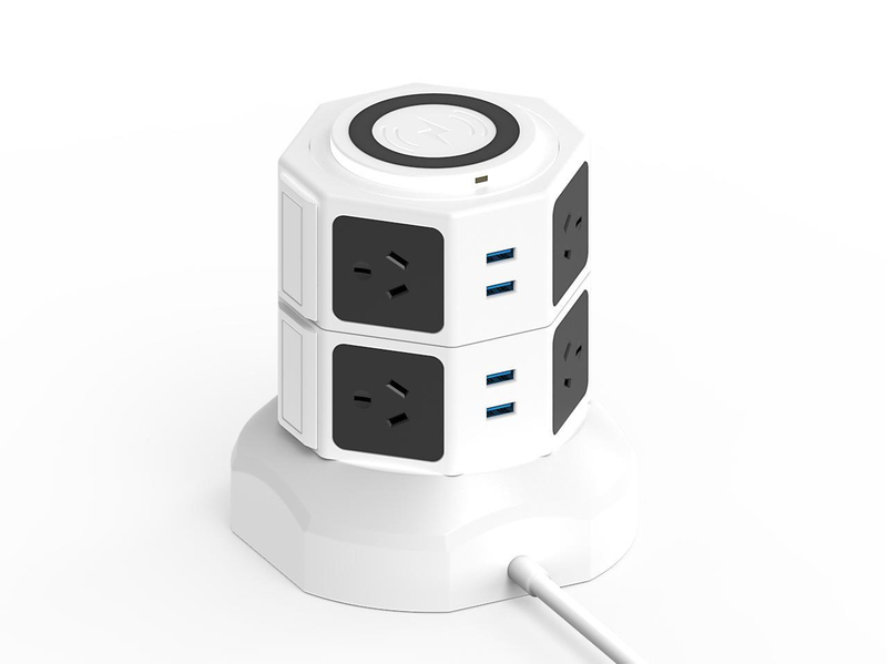 Au USB 12 in 1 Surge Protector Extension Socket