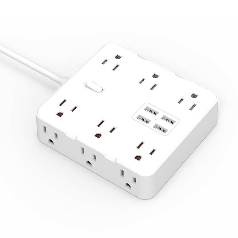 Us Standard 12 Bit Fast Charging with C-Port White Socket