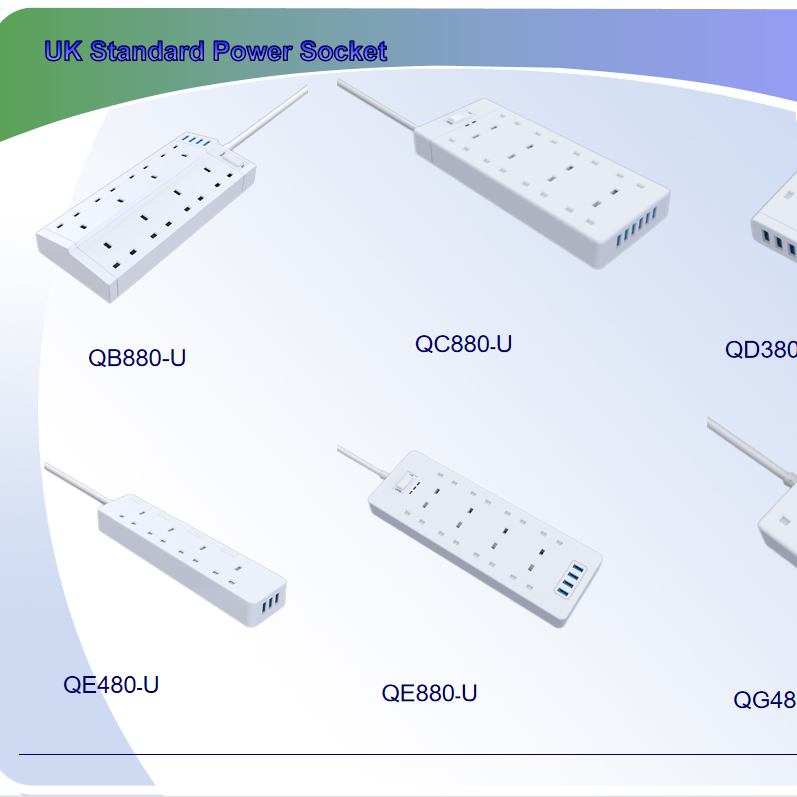 Us Standard 6-Bit Fast Charging Household Socket