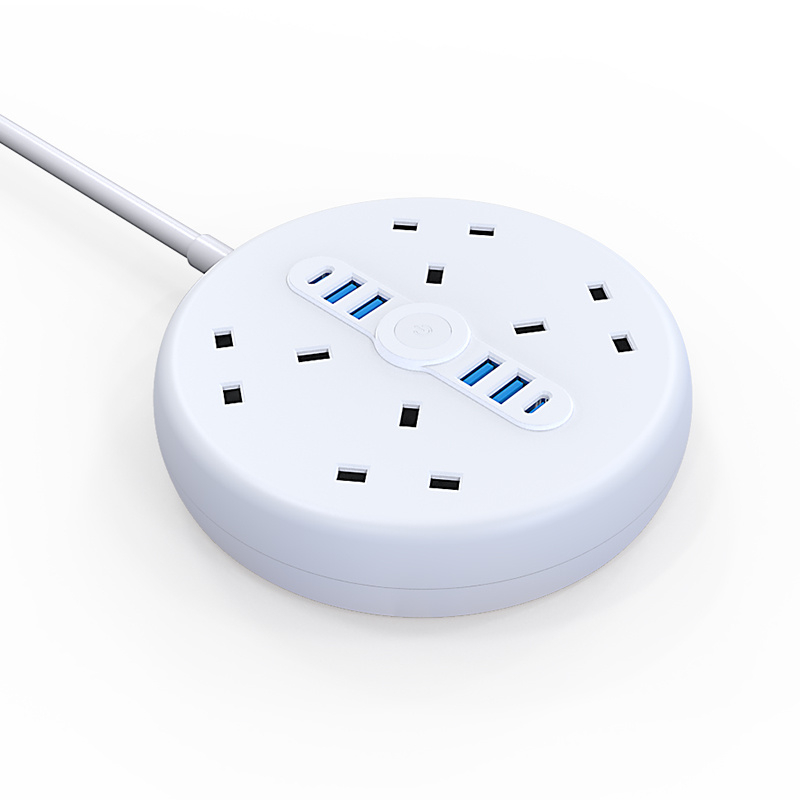 British Standard 4-Position Circular Wiring Socket