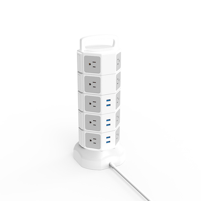 British Standard 5-Layer Wiring Socket with USB