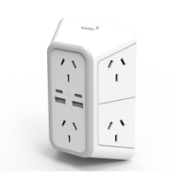 6-Pin Home Socket with Wall Socket in The United States Lightning Protection