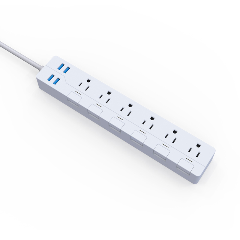 Us Standard 6-Position Fast Charging USB Socket