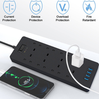 British Standard 8-Bit Wiring Socket with USB