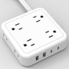 8 Outlets Us FCC Power Strip with Type C USB Chargers