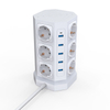 12 Outlet German Surge Protector 5 USB Charge Socket Outlet