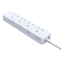 OEM 4 Outlet 3 USB Ports Factory Price Extension Socket