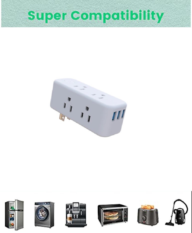 Smart USB Us Standard WiFi Wall Multi-Socket