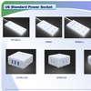 Us Standard 2-Bit Wireless Socket USB Wall Plug Wall Plug