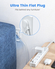  Factory wholesale New White 5 Outlet US Surge Protector Power Strip with 3 USB Charger