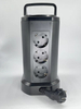 Rotating Cable Retractable 12 way German Surge Protector Three-story Tower Extension Power Strip with 6 USB Charge