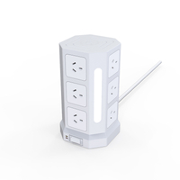 Australian standard 12 position vertical socket with USB