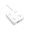 Australian standard socket 4-bit with USB fast charging long strip plug