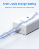  Factory wholesale New White 5 Outlet US Surge Protector Power Strip with 3 USB Charger