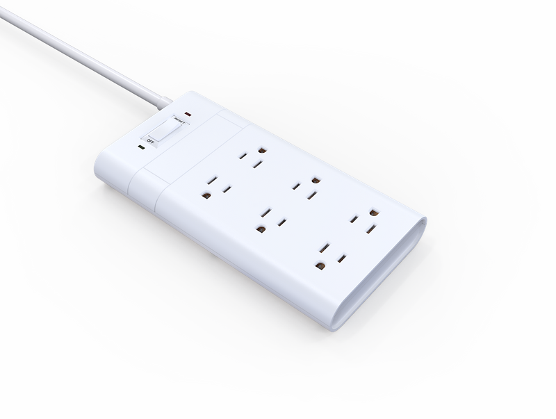 Office USA 6 Outlet US Surge Protector Power Strip without USB 